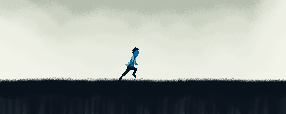 …But That Was [Yesterday] (Windows) screenshot: Running through a field