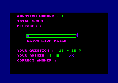 Cassette 50 (Amstrad CPC) screenshot: Timebomb