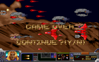 IAS (DOS) screenshot: Game Over!