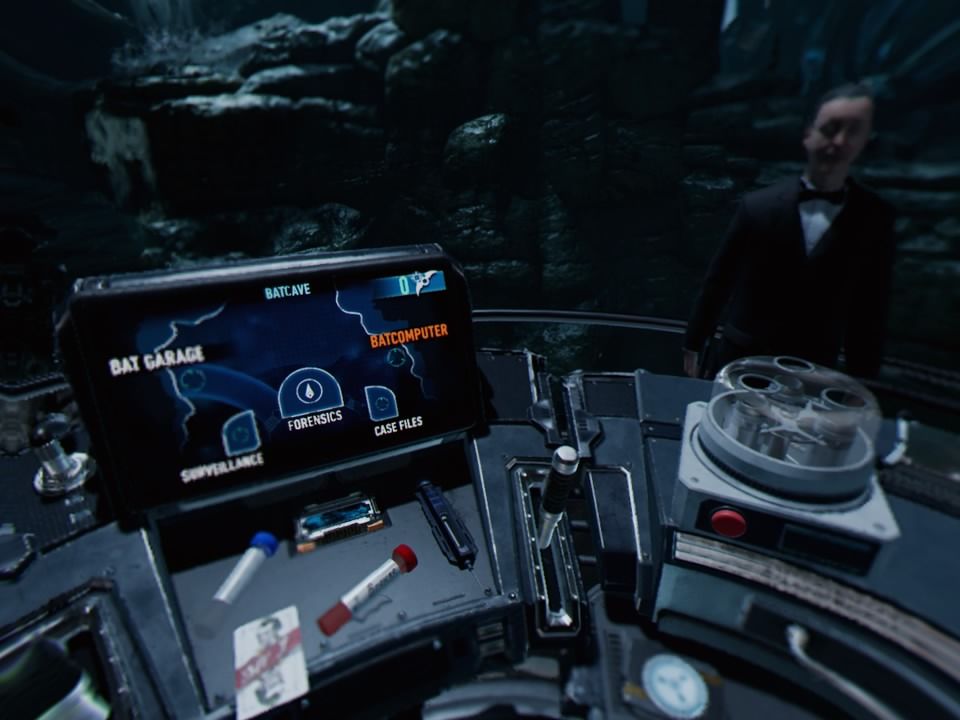Batman: Arkham VR (PlayStation 4) screenshot: Analyzing clues