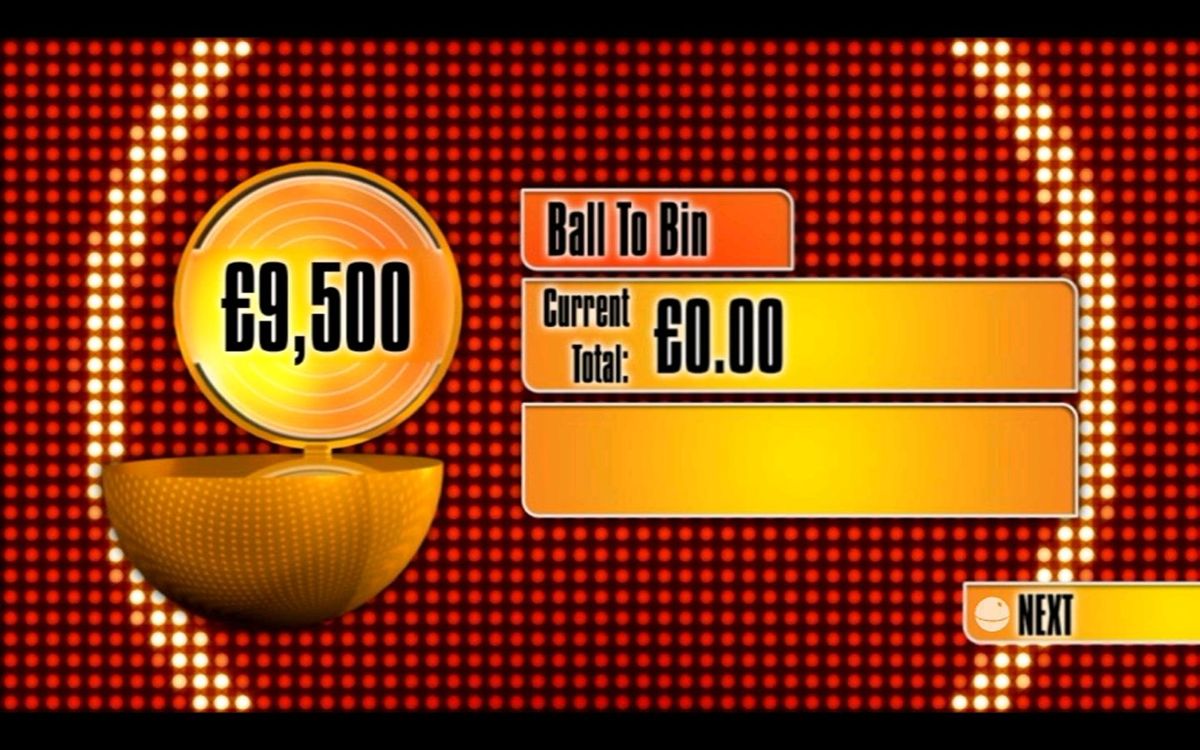 Golden Balls: DVD Game (DVD Player) screenshot: Round Three: Bother! A good ball has been binned