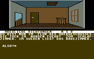0° Nord (Commodore 64) screenshot: Upstairs