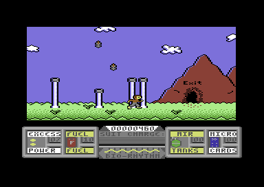 Main Frame (Commodore 64) screenshot: Hmm, what could be in that door?