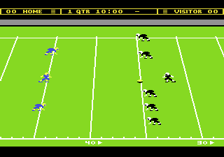 Touchdown Football (Atari 7800) screenshot: The kick off