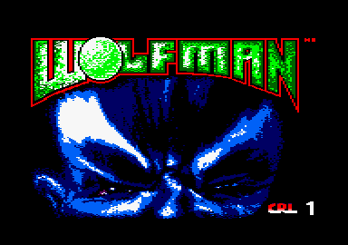 Wolfman (Amstrad CPC) screenshot: Loading screen.