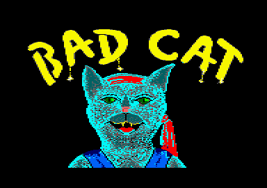 Street Cat (Amstrad CPC) screenshot: Loading screen.