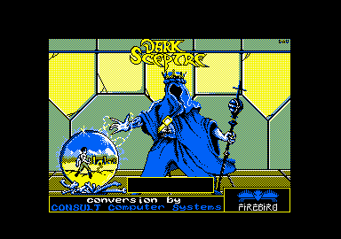 Dark Sceptre (Amstrad CPC) screenshot: Loading screen.