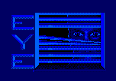 Eye (Amstrad CPC) screenshot: Loading screen.