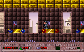 Hocus Pocus (DOS) screenshot: Destination Home level 3
