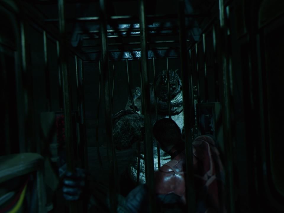 Batman: Arkham VR (PlayStation 4) screenshot: Found Robin but fell into Joker's trap