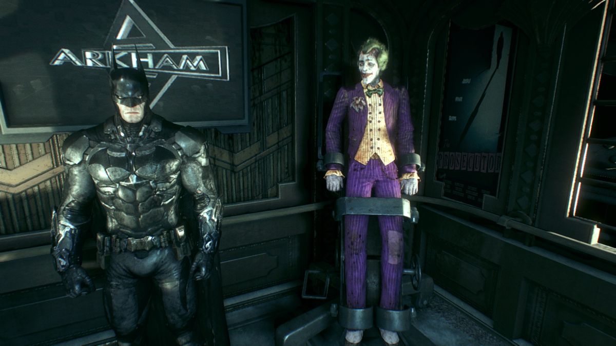 Batman: Arkham Knight (Xbox One) screenshot: Why so serious