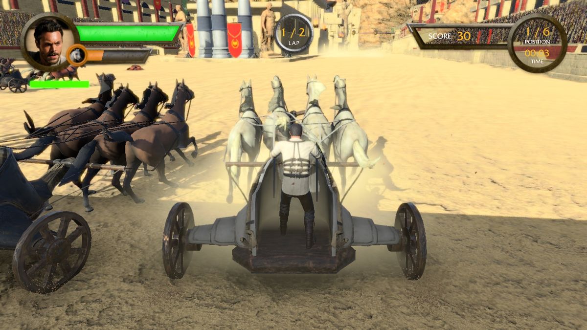 Ben-Hur (Xbox One) screenshot: Off to the races - chariot race