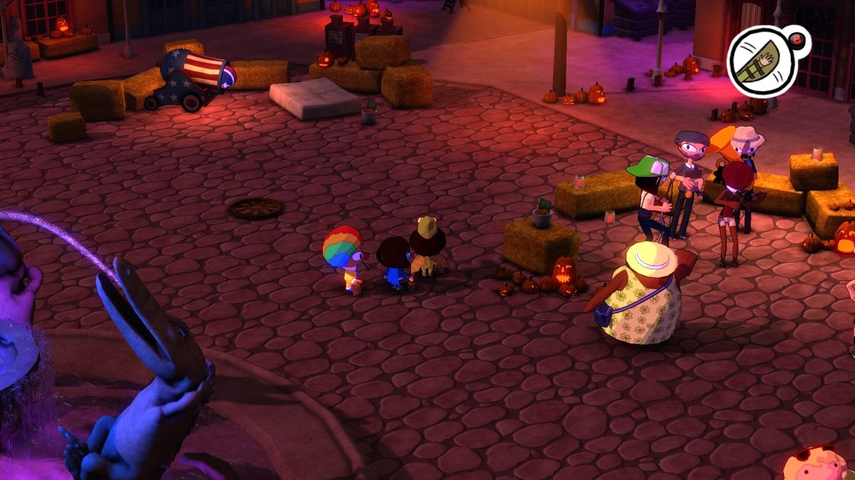 Costume Quest 2 (Xbox One) screenshot: getting the band together