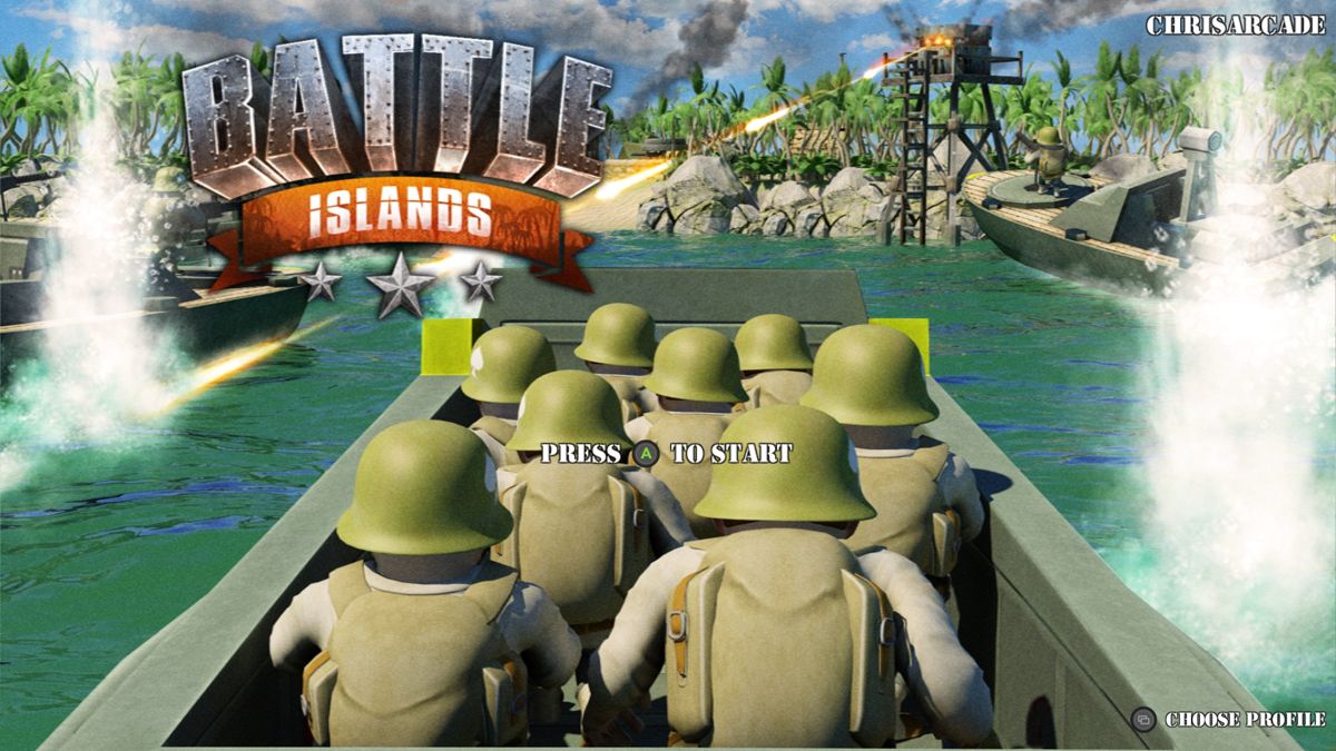 Battle Islands (Xbox One) screenshot: Title screen
