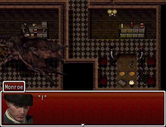 The Dark Stone from Mebara (Windows) screenshot: Monster appears