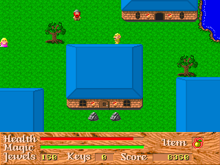God of Thunder (DOS) screenshot: The village