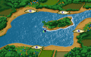 Nakksigwang (DOS) screenshot: Choosing the location