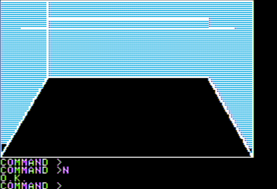 Race for Midnight (Apple II) screenshot: Exploring a Closet