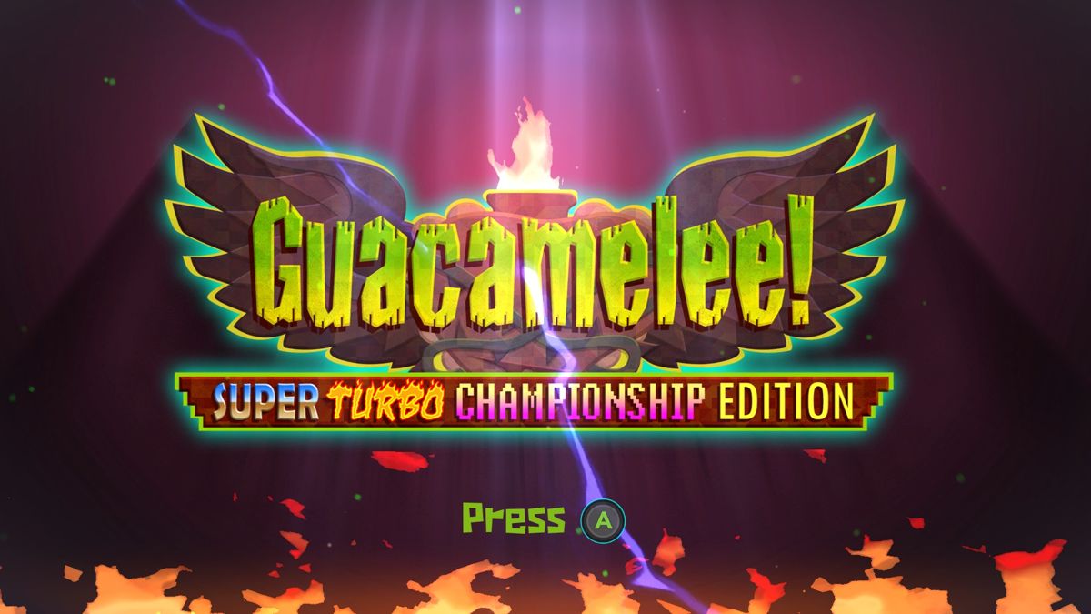 Guacamelee! Super Turbo Championship Edition (Xbox One) screenshot: Title Screen