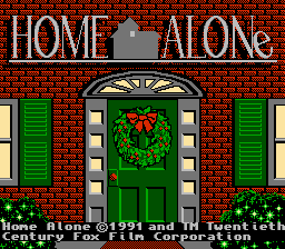 Home Alone (NES) screenshot: Title Screen