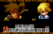 Screenshot of Guilty Gear Petit 2 (WonderSwan Color, 2001) - MobyGames