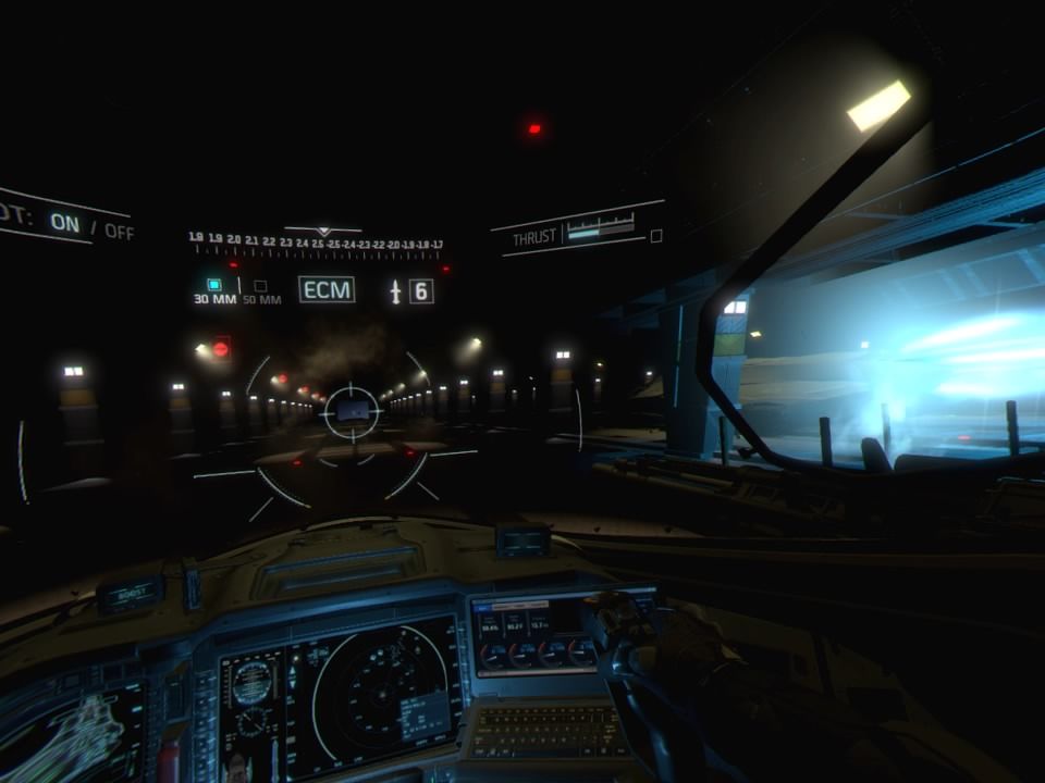 Call of Duty: Infinite Warfare - Jackal Assault VR Experience (PlayStation 4) screenshot: Runway