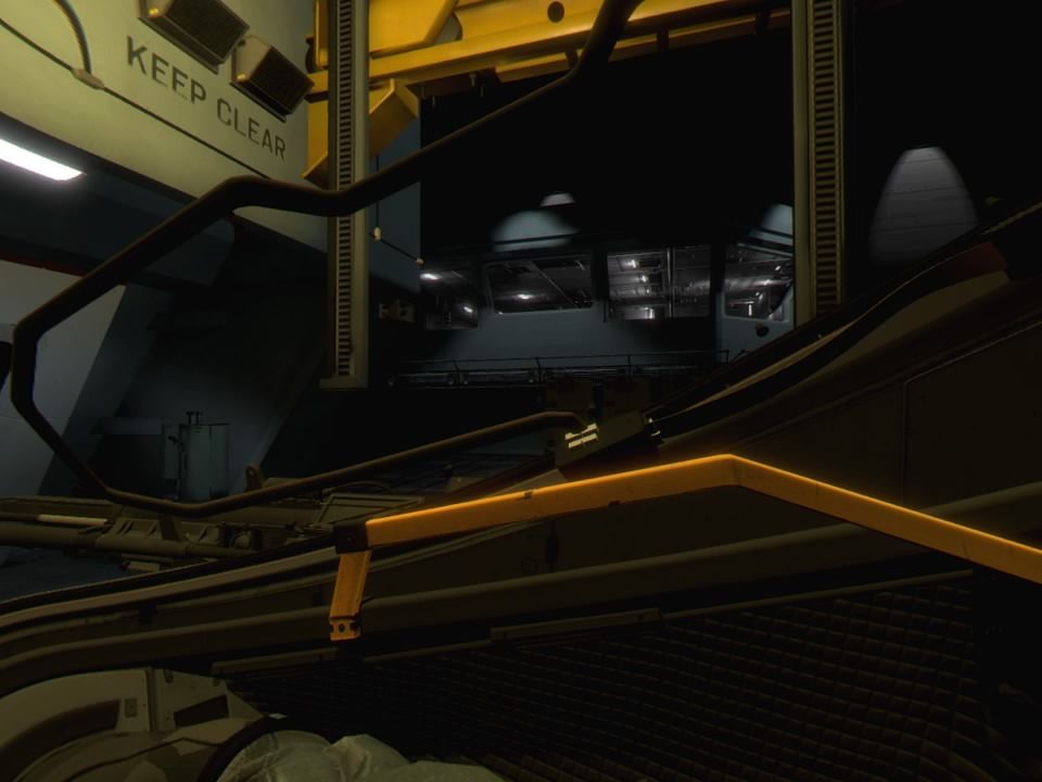 Call of Duty: Infinite Warfare - Jackal Assault VR Experience (PlayStation 4) screenshot: Looking through the side window