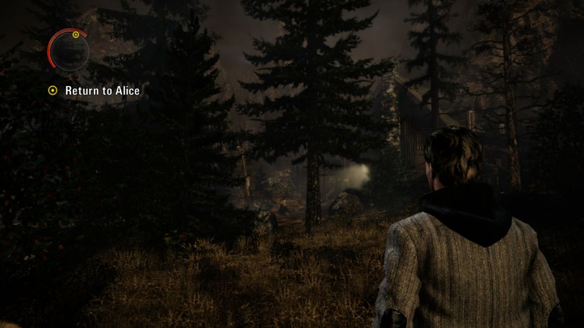 Alan Wake (Xbox One) screenshot: Nighttime is when things start to go bump in the night