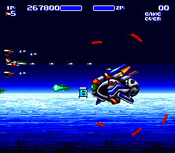Air Buster (Genesis) screenshot: Phase 3 boss second form