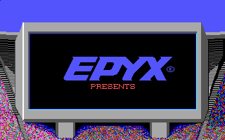 The Games: Summer Edition (DOS) screenshot: Epyx Logo