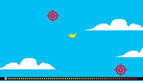 Hot Pixel (PSP) screenshot: Flap your wings