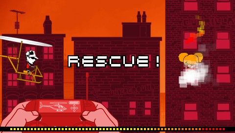 Hot Pixel (PSP) screenshot: Rescue!