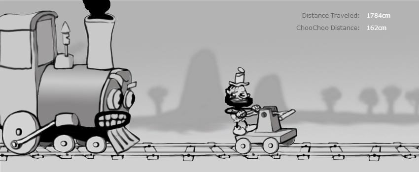 Choo Choo Like a Hobo (Browser) screenshot: Pumping away