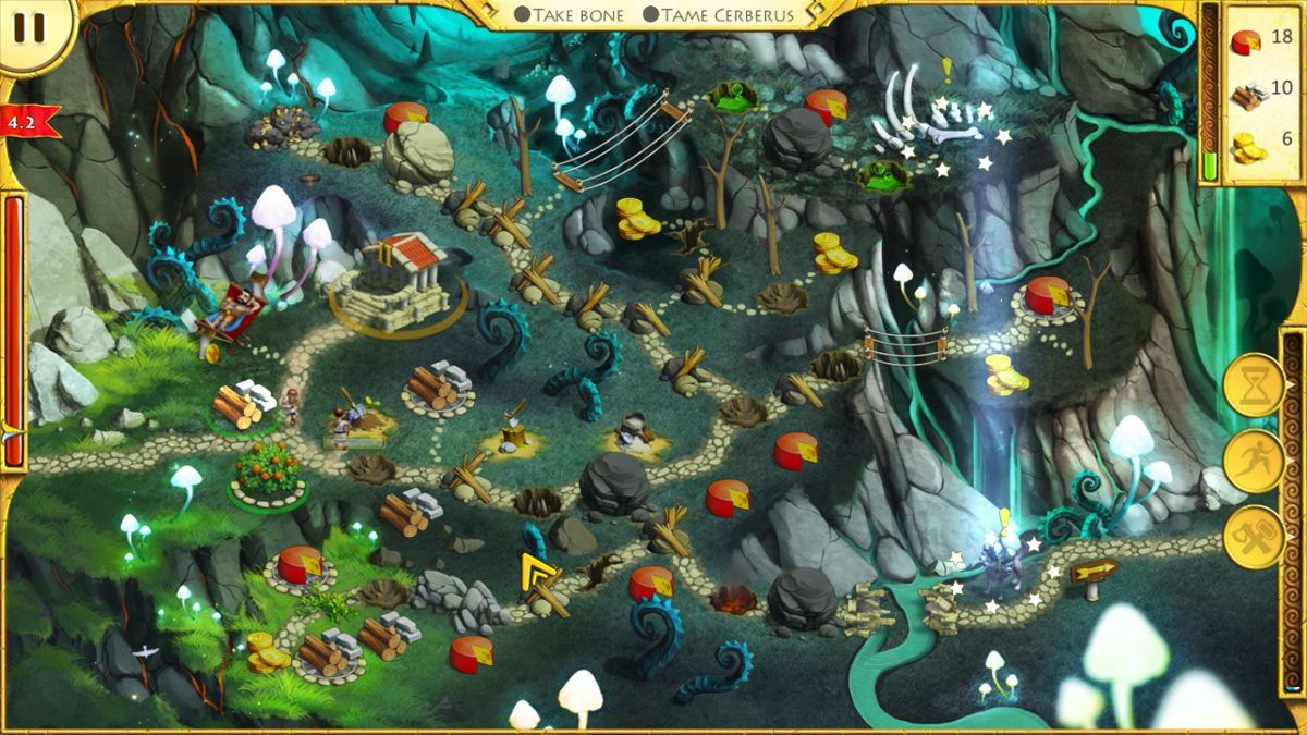 12 Labours of Hercules (Windows) screenshot: Preparing to enter the Hades