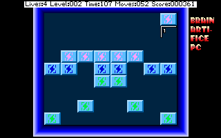 Brain Artifice (DOS) screenshot: Level 2.