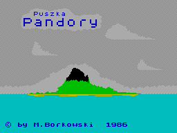 Puszka Pandory (ZX Spectrum) screenshot: Loading screen