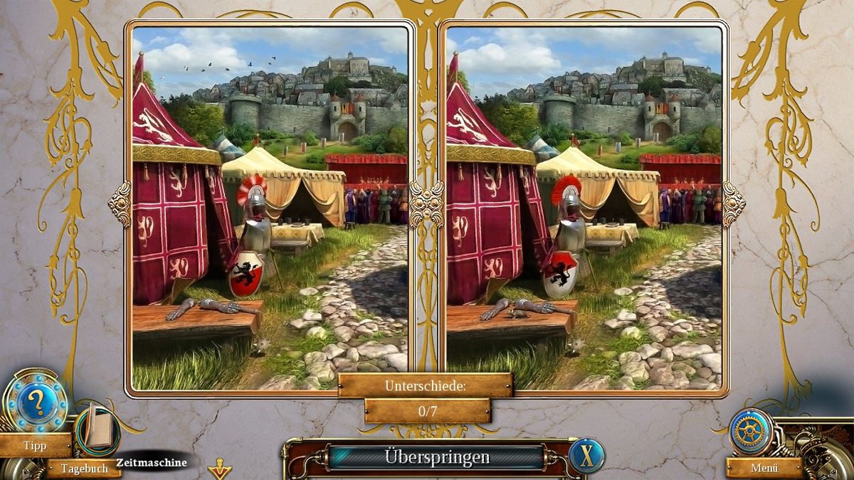 Time Mysteries: Inheritance - Remastered (Windows) screenshot: There is a find the difference game after each travel.