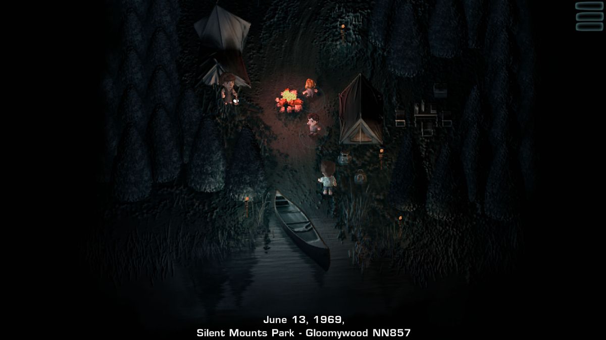 2Dark (Windows) screenshot: A part of the introduction using the in-game engine.