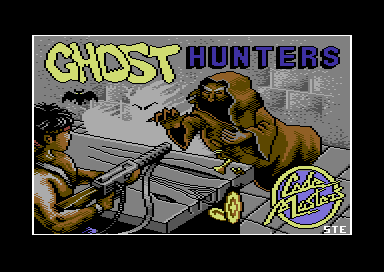 Ghost Hunters (Commodore 64) screenshot: Loading screen.