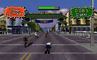 ESPN Espn2 Extreme Games (DOS) screenshot: The Race Begins.