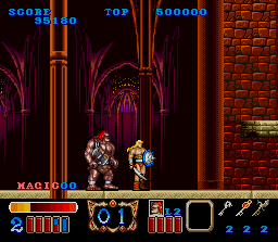 Magic Sword (SNES) screenshot: Floor 01