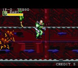 Captain Commando (SNES) screenshot: Stage 07: Underground Base