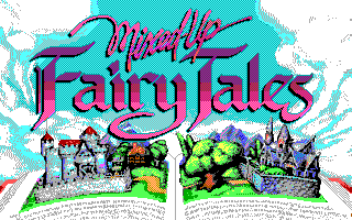 Mixed Up Fairy Tales (DOS) screenshot: Title Screen (EGA/Tandy)