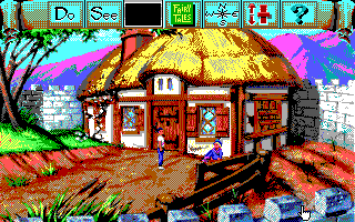 Mixed Up Fairy Tales (DOS) screenshot: Jack. (EGA/Tandy)