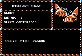 War of the Lance (Apple II) screenshot: A hero was captured