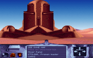 Dune (DOS) screenshot: Final place to conquer