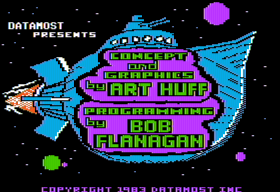 The Space Ark (Apple II) screenshot: Credits