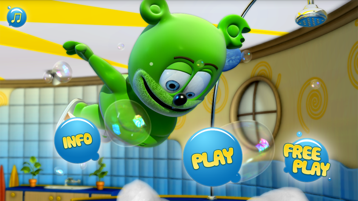 Screenshot of Gummibär Bubble Up (Android, 2013) MobyGames