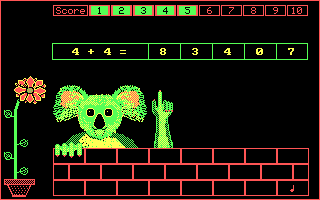 Number Fun 1 (DOS) screenshot: O.K.