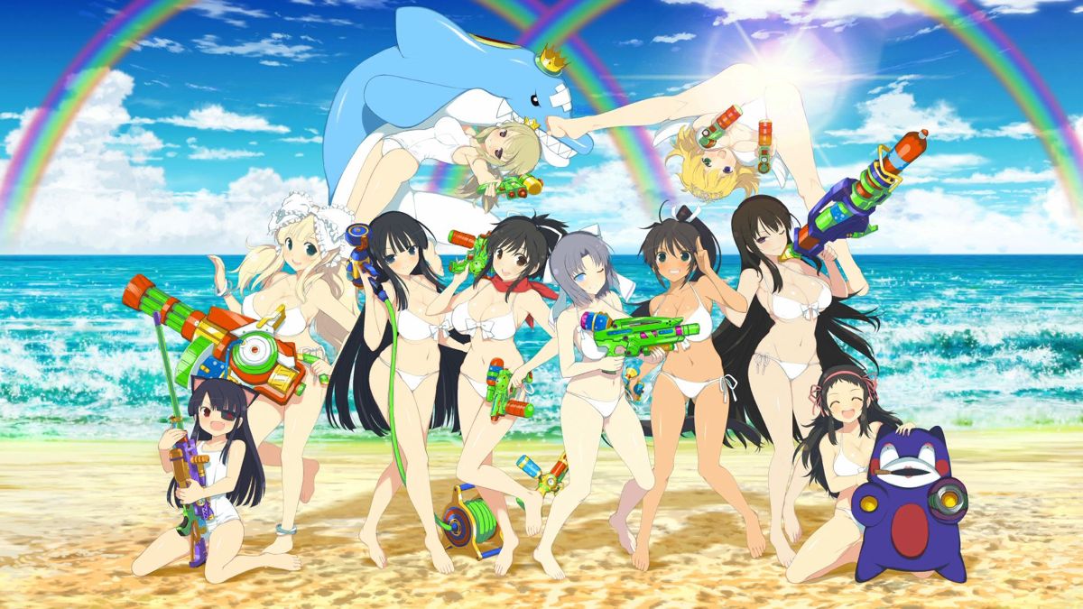 Senran Kagura: Peach Beach Splash - Sakura Swimsuit Pack official  promotional image - MobyGames